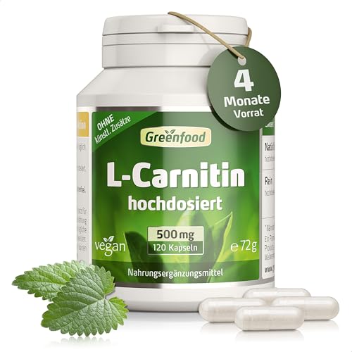 Greenfood L-Carnitină 500mg